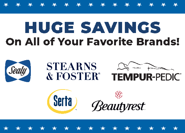 Huge savings on all the top brands